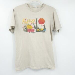 Bay Island x The Killers Vintage Y2K Graphic Band Tee‎ Shirt Desert Size M